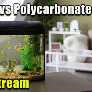 [LIVE]  Glass vs Polycarbonate Aquarium Lids + Fish Q&A and a Giveaway!